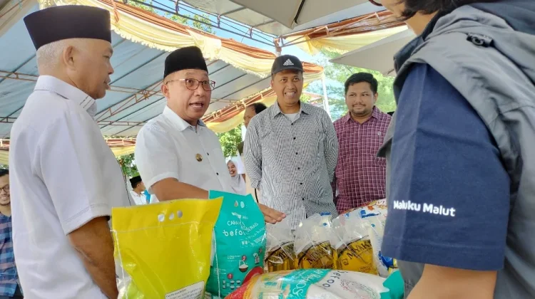 Wali Kota Ternate Resmikan Kios Sigap Pangan, Upaya Jaga Stabilitas Harga Bapok