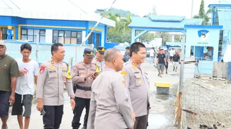 Kapolres Sula Cek Kesiapan Pos Pengamanan Mudik Lebaran