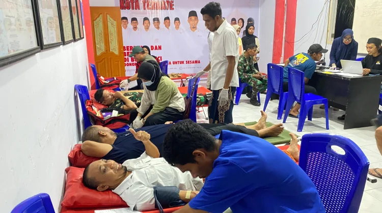 PMI Ternate Gelar Donor Darah dan Bukber Ramadan