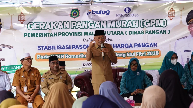Ternate Jadi Titik Terakhir Gerakan Pangan Murah Ramadan Pemprov Malut