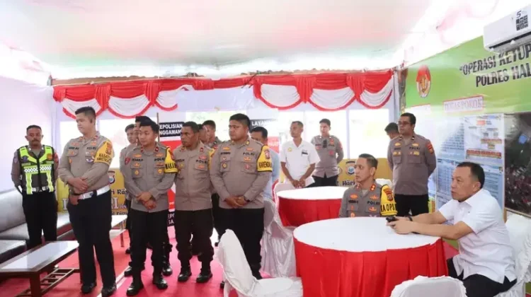 Monitoring Pos Pengamanan di Halmahera Selatan di Lakukan