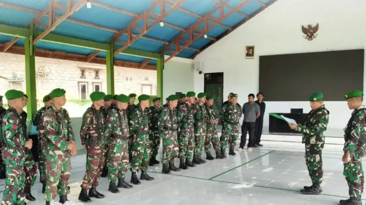 Kodim 1505/Tidore Gelar Apel Cuti Lebaran Gelombang I