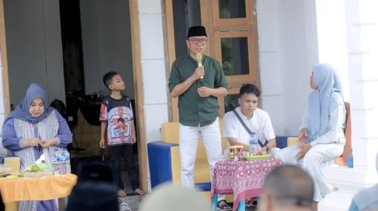 Silaturahmi Idulfitri, Bupati Halteng Serap Aspirasi Warga Desa
