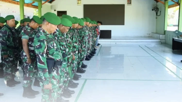 Kasdim 1505/Tidore Pimpin Apel Kembali dan Pemberangkatan Cuti Lebaran