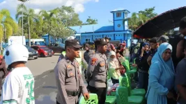 Polres Sula Lakukan Pengamanan Arus Balik Mudik