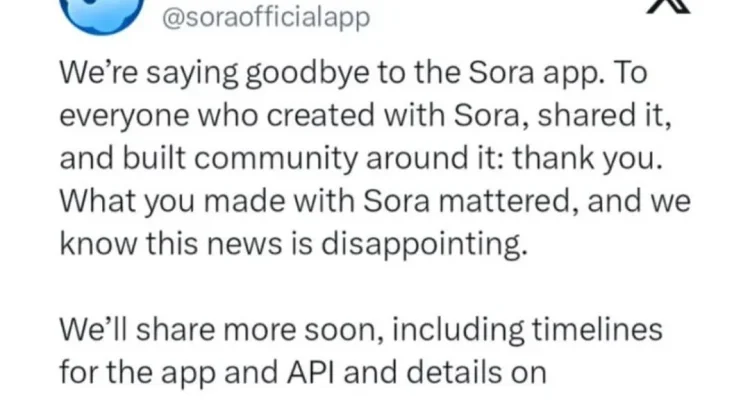 OpenAI Hentikan Sora, Platform Video AI Generatif Resmi Ditutup