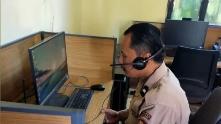 SPKT Polres Halbar Terima Laporan Masyarakat dari Layanan 110