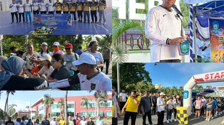 Pemda Halut Rayakan Setahun Kepemimpinan Piet-Kasman dengan Lomba dan Aksi Sosial