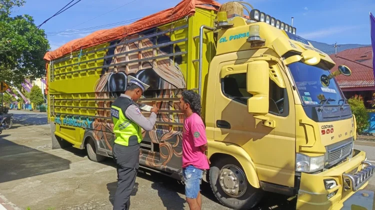 Sat Lantas Polres Haltim Gencarkan Sosialisasi Kamseltibcarlantas