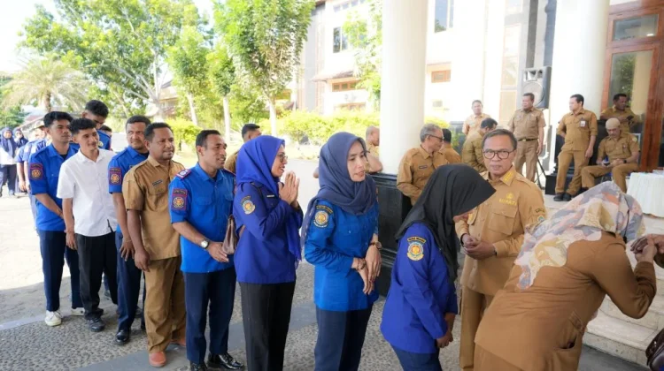 Apel Perdana Halteng usai Idulfitri Tegaskan Disiplin ASN Daerah