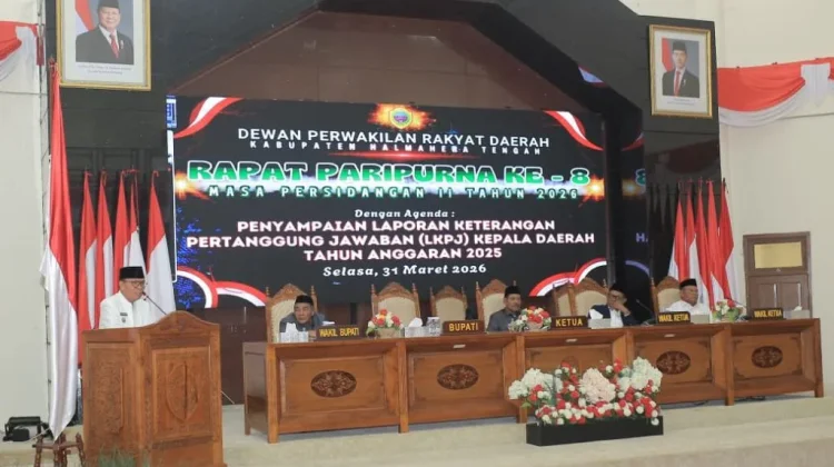 DPRD Halteng Soroti Evaluasi Program dalam Paripurna LKPJ 2025