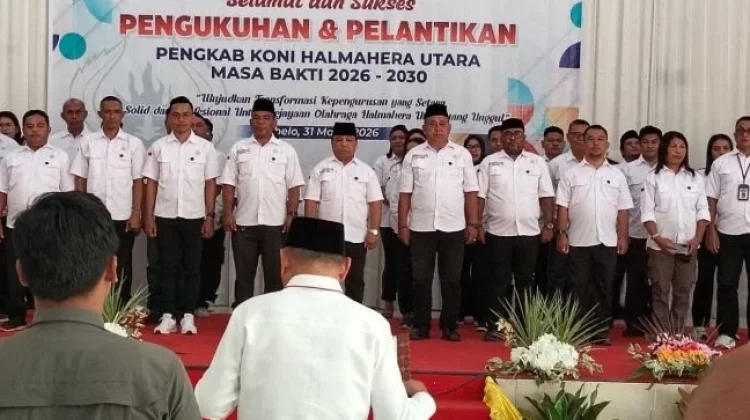 Pengurus KONI Halut 2026-2030 Resmi Dilantik, Siap Majukan Olahraga