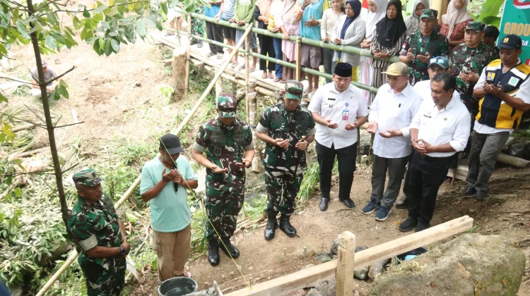 Groundbreaking Jembatan Garuda Korem Baabullah di Ternate