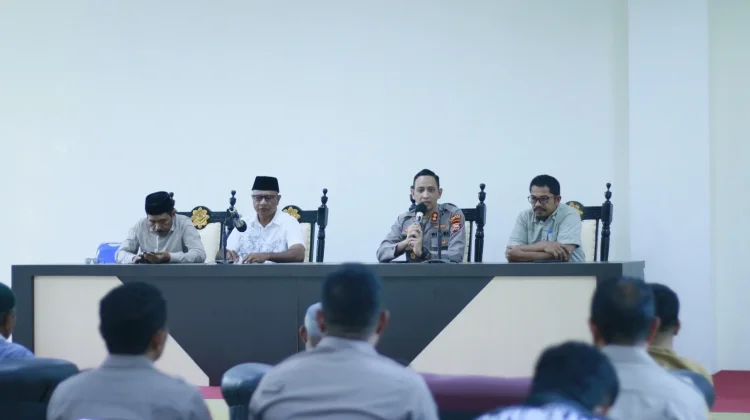 Hadiri Rapat FKUB, Kapolres Halsel Harap Masyarakat Tidak Mudah Terprovokasi