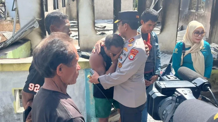 Kapolda Malut Ajak Masyarakat Patani Barat Kembali Rajut Persaudaraan