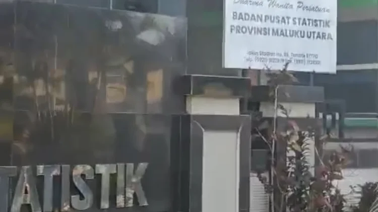 Diduga Korsleting, Kantor BPS Maluku Utara Nyaris Terbakar