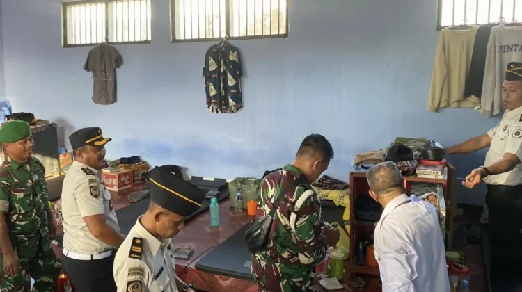 Lapas Tobelo dan Kodim 1508/Tobelo  Laksanakan Penggeledahan Serentak