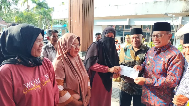 Baznas Ternate Salurkan Bantuan Kemanusiaan untuk Korban Gempa Bumi