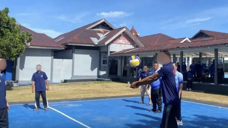 HBP Ke-62, Lapas Ternate Gelas Pekn Olahraga