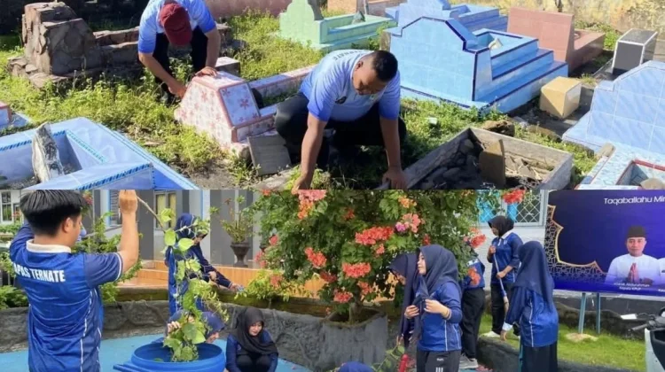 Lapas Ternate Gelar Aksi Bersih-Bersih dalam Rangka HBP ke-62