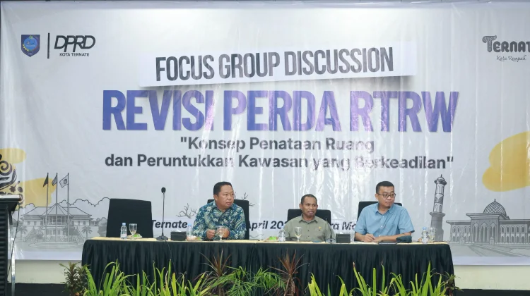 FGD RTRW Ternate Dorong Penataan Ruang Berkeadilan