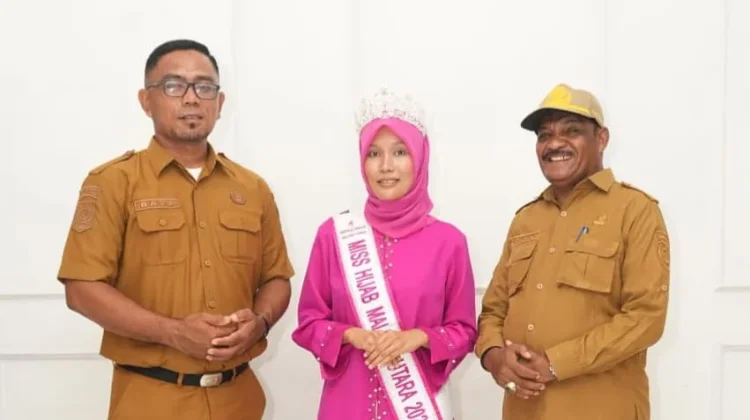 Pemda Sula Dukung Amelia Taher ke Miss Hijab Nasional