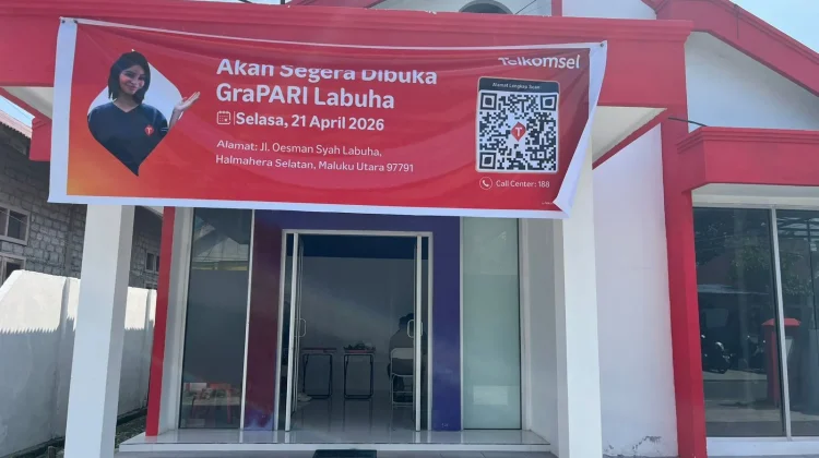 Telkomsel Resmikan Tiga GraPARI Baru, Salah Satunya di Labuha