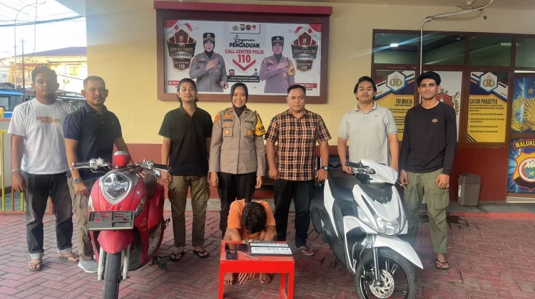 Kabur ke Sofifi, Pelaku Curanmor di Ternate Diringkus Polsek Selatan