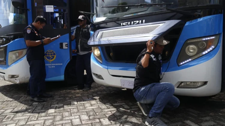 Ramp Check Bus JCH Malut 2026, Dua Unit Diminta Perbaikan