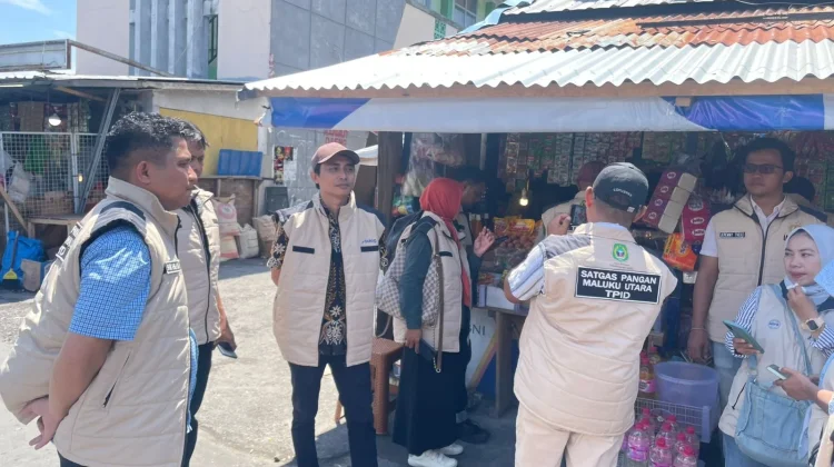 Pastikan Harga Minyakita, Satgas Pangan Polda Malut Turun ke Pasar