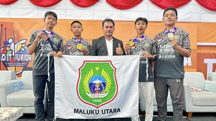 Finish Ranking 7 Kerjunas 2026, Taekwondo Malut Ukir Sejarah Baru