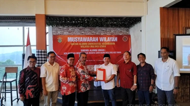 Sutopo Abdullah Resmi jadi Ketua IKA Unhas Malut