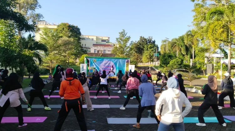 Antusias Warga Ikuti Pekan Sarapan Sehat di Benteng Oranje