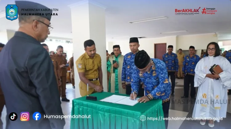 Pemkab Halut Rotasi 14 Pejabat, Sekda Tekankan Kinerja ASN