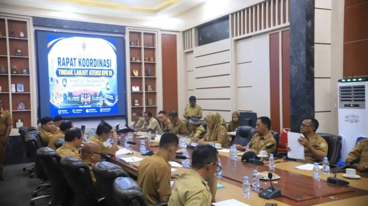 Sekda Halteng Tekankan Tindak Lanjut Atensi KPK Secara Serius