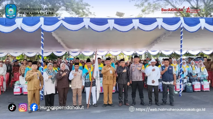15 JCH Halmahera Utara Dilepas, Siap Berangkat ke Tanah Suci