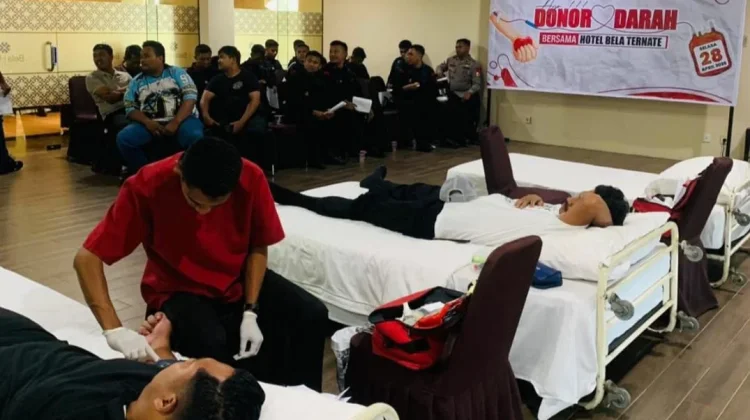 Hotel Bela Ternate Gelar Aksi Sosial Donor Darah