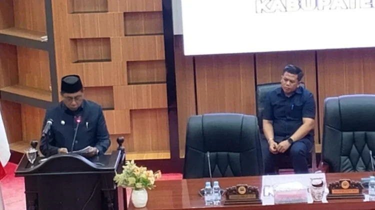 Bupati Haltim Sampaikan LKPJ 2025 di Sidang Paripurna DPRD