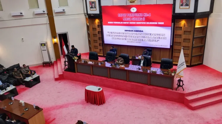 Paripurna DPRD Haltim Bahas LKPJ 2025 Berlangsung Khidmat