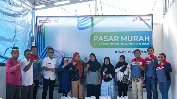 Pertamina Gelar Pasar Murah, Paket 1.000 Sembako Terjangkau untuk Warga Ternate