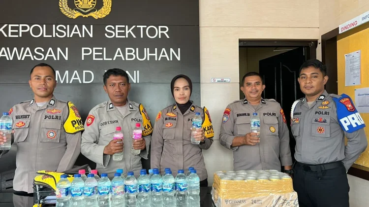 Polsek Kembali Gagalkan Pasokan Miras di Pelabuhan Ternate