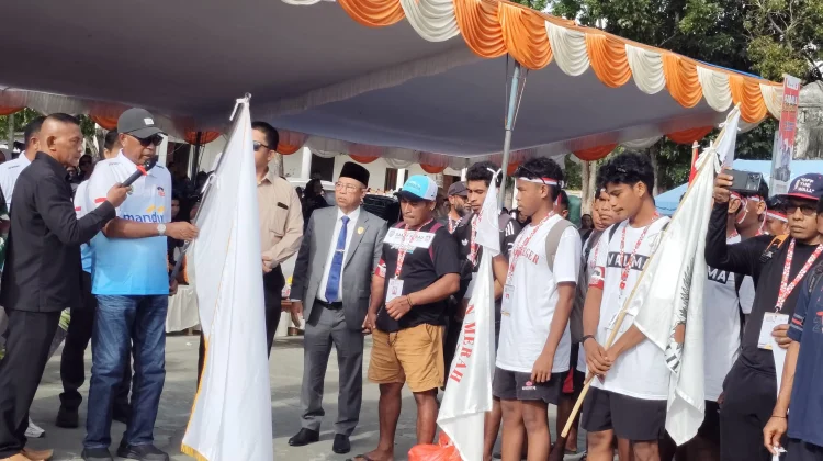 Wabup Sula Lepas Peserta Gabalil Hai Sua