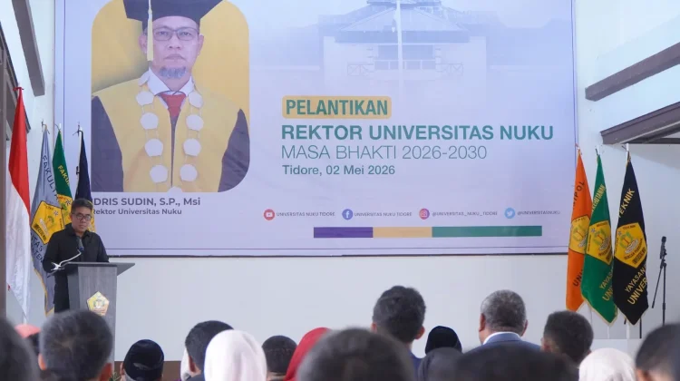Hadir Pelantikan Rektor Nuku, Ini Harapan Wawali Tikep
