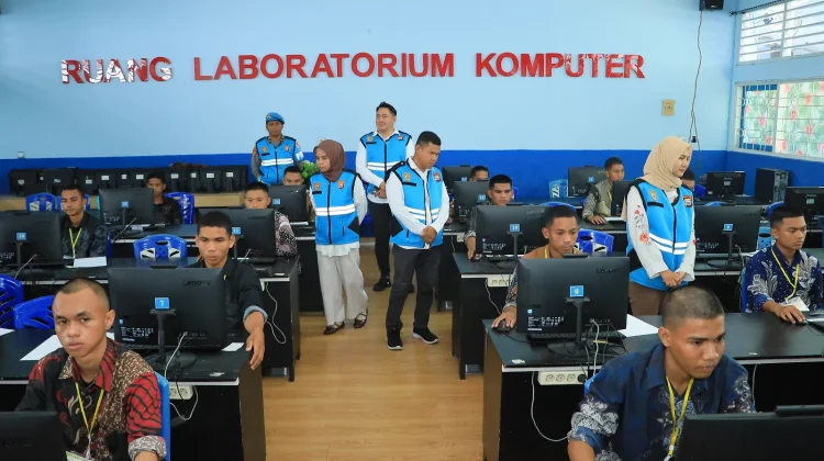 Polda Maluku Utara Gelar Tes Psikologi Berbasis Computer Assisted Test (CAT)