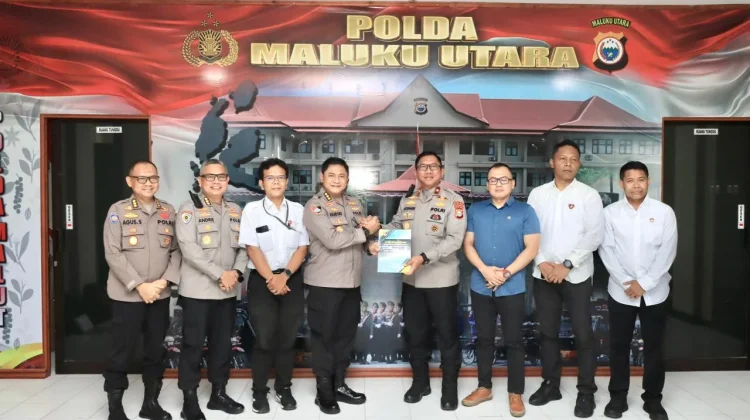 Wakapolda Malut Terima Tim Puslitbang Polri Bahas Tipidkor