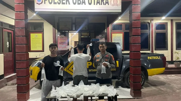 Polsek Oba Utara amankan 40 kantong miras ilegal