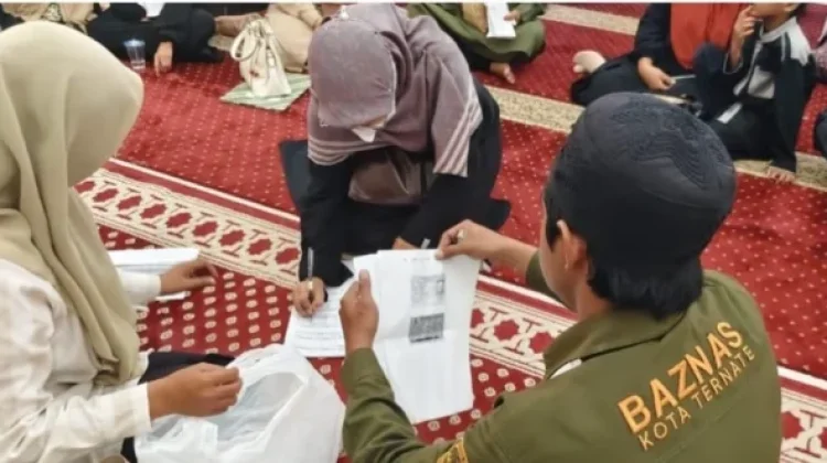 Guru Mengaji dan Pengasuh TPQ Dapat Bantuan Baznas Ternate