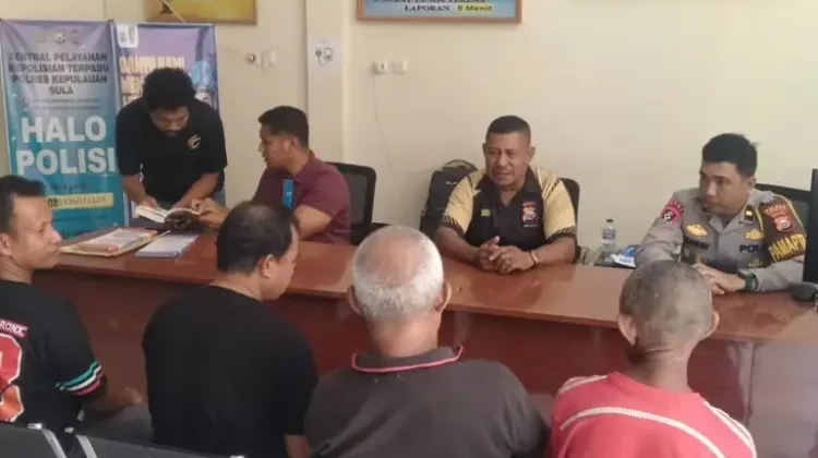 Gelar Pesta Tanpa Izin, Sejumlah Terlapor Diperiksa di Polres Sula