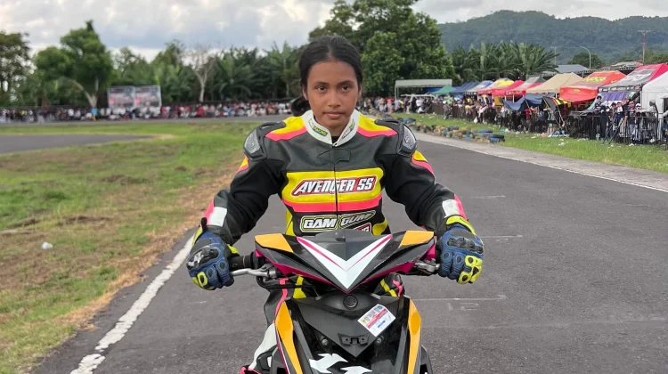 Cicy, Pembalap Wanita 14 Tahun yang Curi Perhatian di Wali Kota Cup Race I Tidore 2026