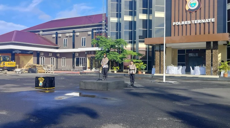 Kasat Samapta dan Kapolsek Ternate Utara Resmi Berganti